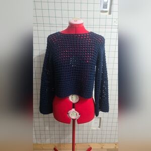 Navy Blue Women's Sweater
